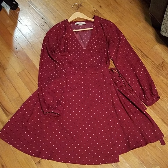 loft star wrap dress